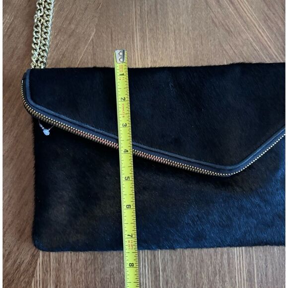 RARE-Henri Bendel Cowhide leather envelope Crossbody  NWOT - Picture 13 of 16
